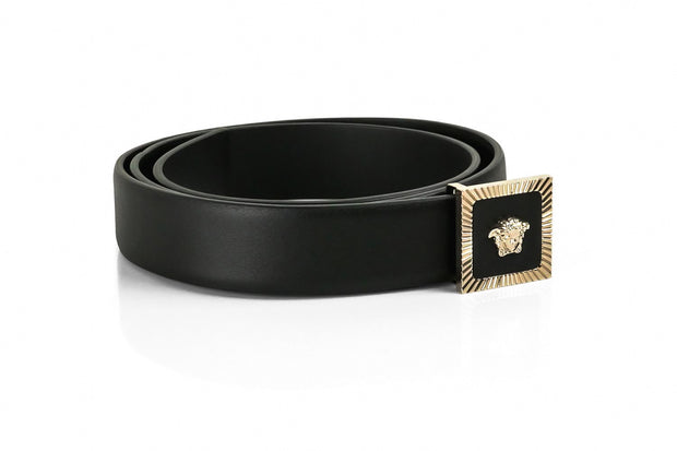 Palazzo Belt With Square Buckle