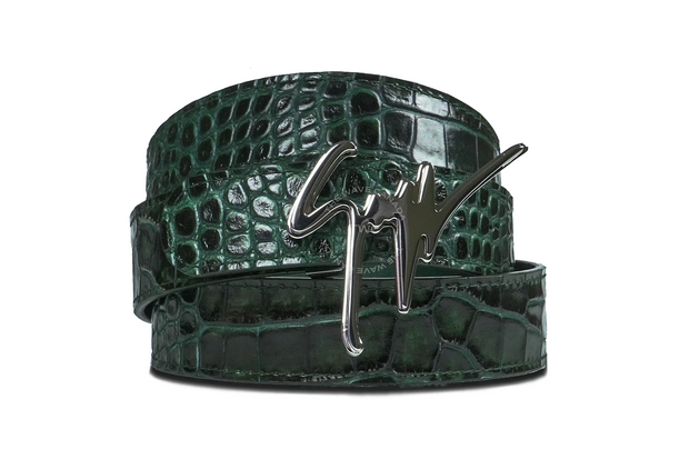 'Signature' Crocodile Belt