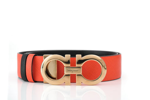 Reversible/ Adjustable Gancini Belt