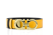 Reversible/ Adjustable Gancini Belt
