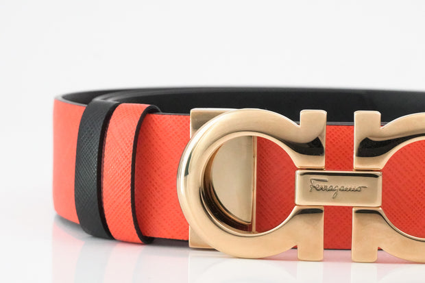 Reversible/ Adjustable Gancini Belt
